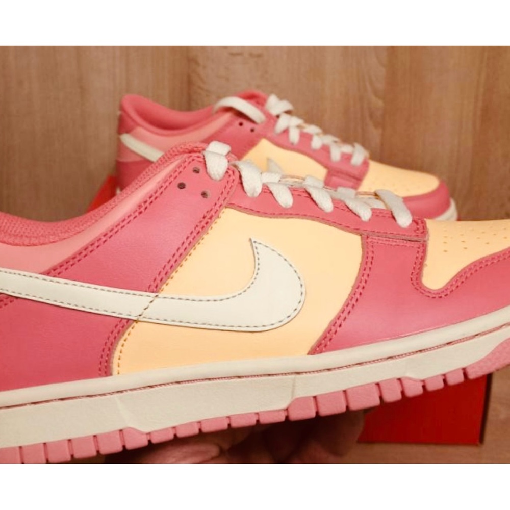 New in Box Nike Kids Dunk Low Celestial Gold/Coconut Milk colors